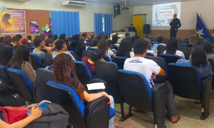 Governador Jorge Teixeira – Polícia Militar realiza ciclo de palestras educativas e reforça ações preventivas junto à juventude